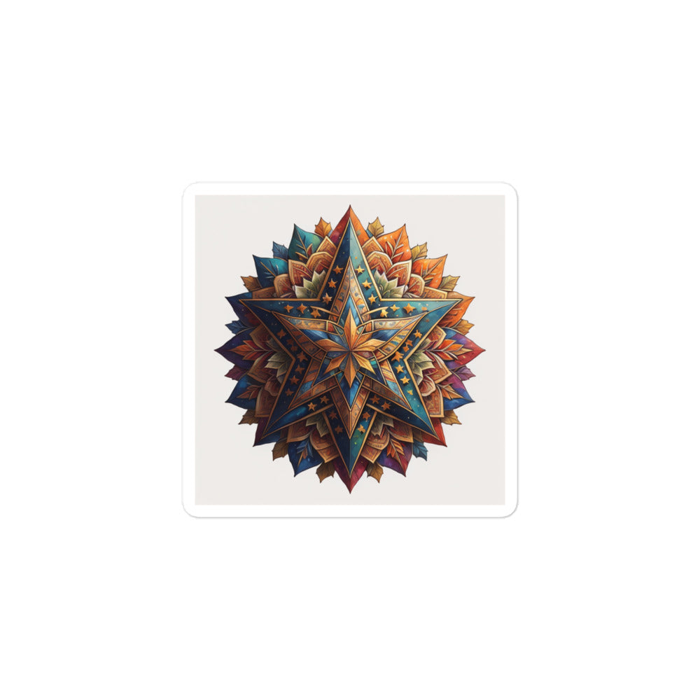 Vibrant Song | Star Of David | Kiss Cut Sticker Jouparty