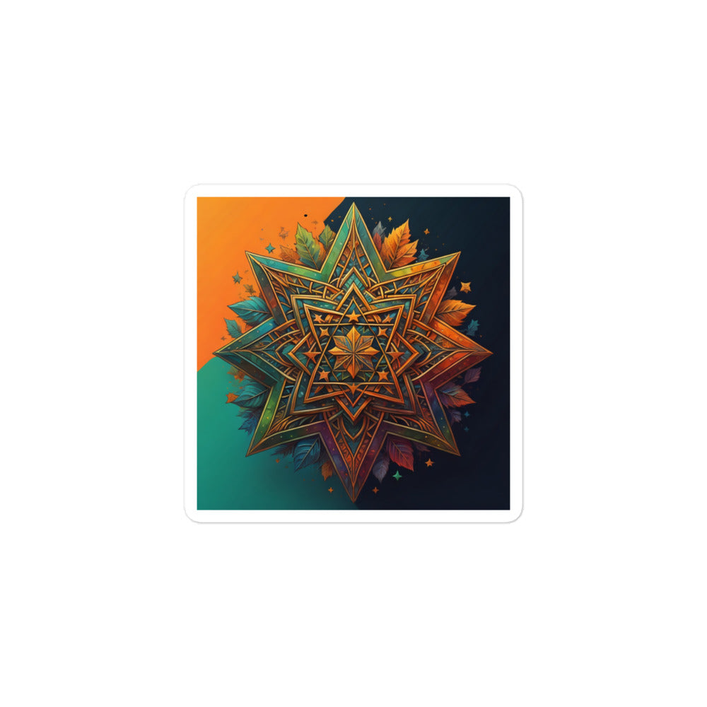 Vibrant Song | Star Of David | Kiss Cut Sticker Jouparty