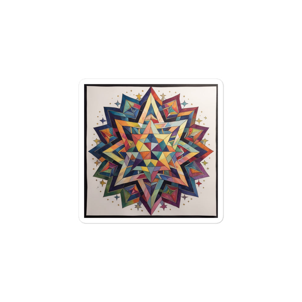 Vibrant Song | Star Of David | Kiss Cut Sticker Jouparty