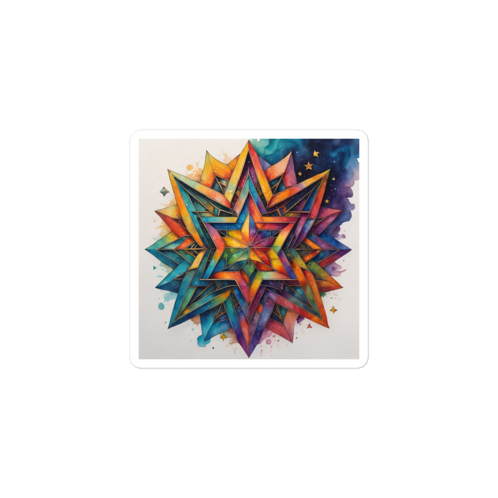 Vibrant Song | Star Of David | Kiss Cut Sticker Jouparty