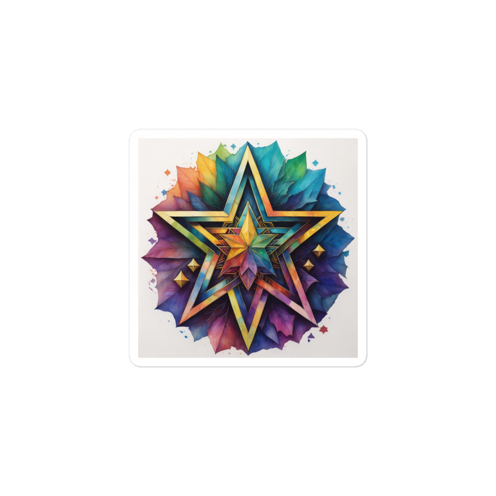 Vibrant Song | Star Of David | Kiss Cut Sticker Jouparty
