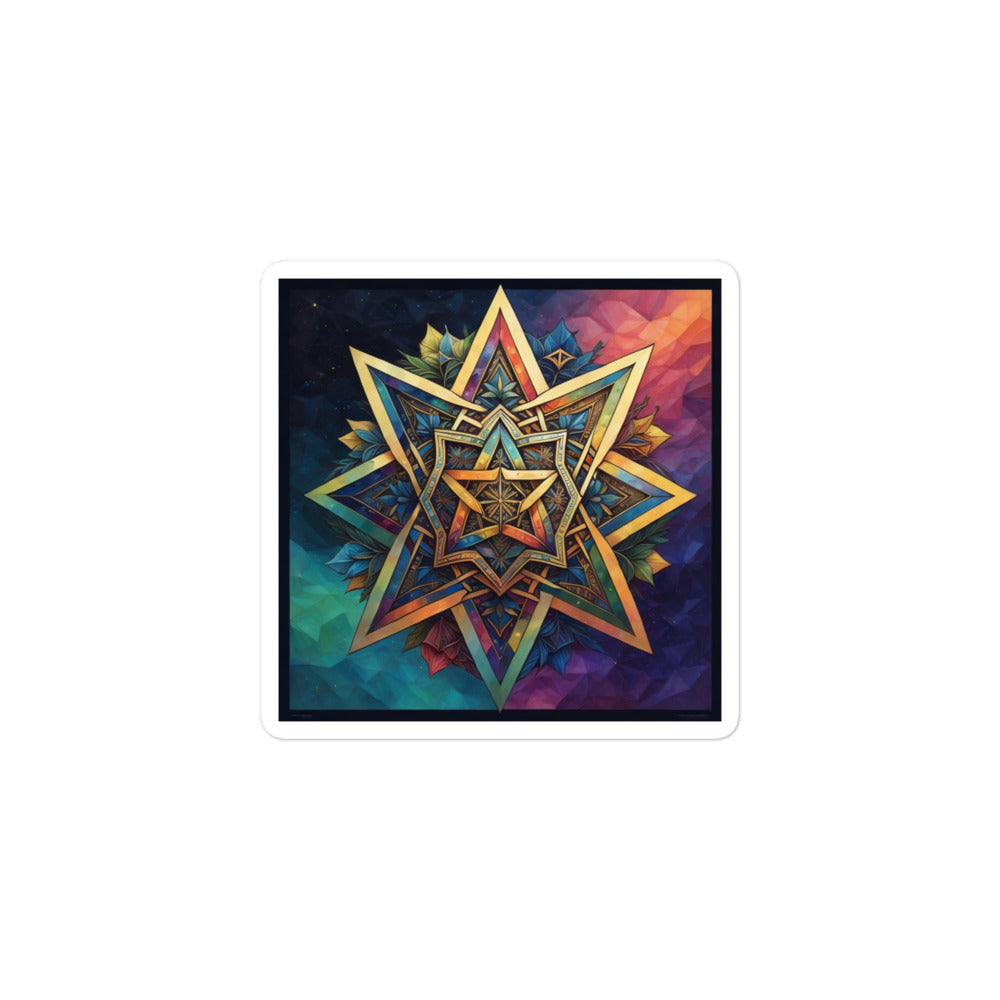 Vibrant Song | Star Of David | Kiss Cut Sticker Jouparty