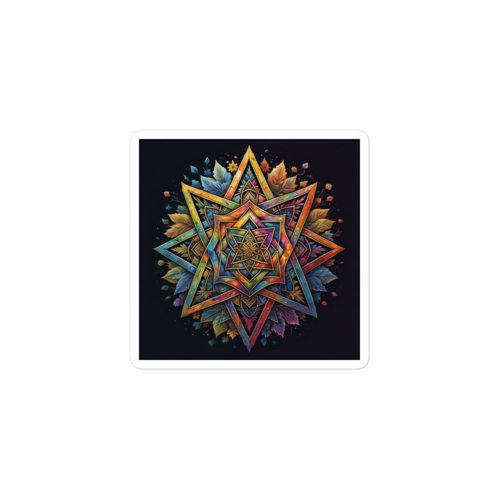 Vibrant Song | Star Of David | Kiss Cut Sticker Jouparty