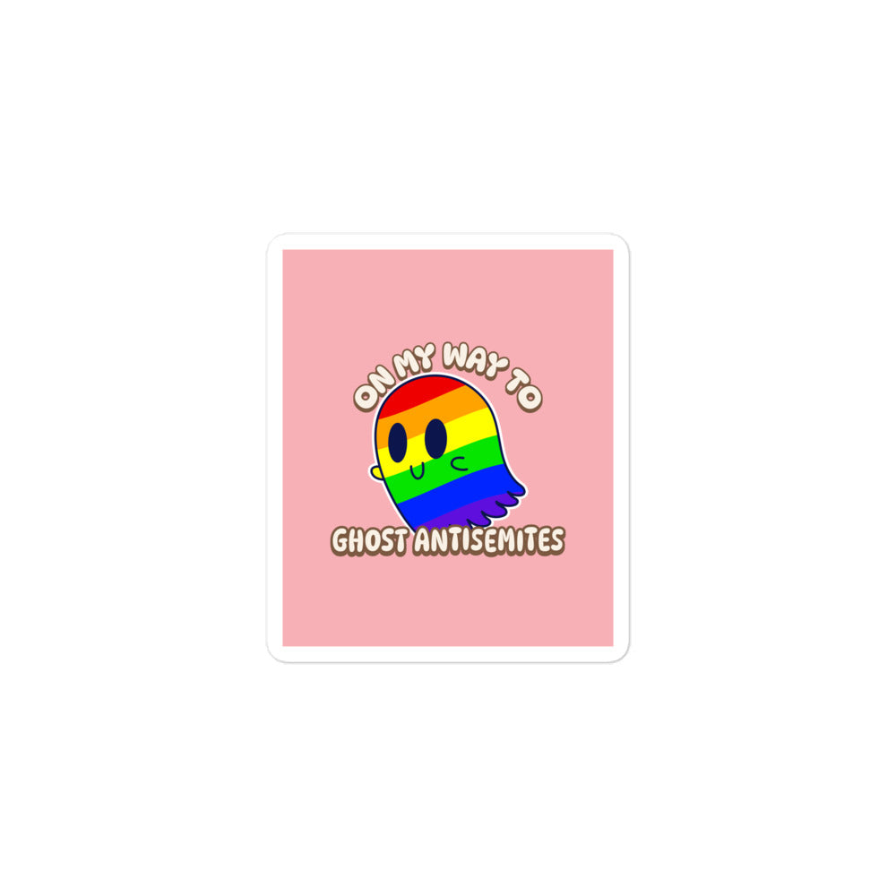 Ghost Antisemites | Kiss Cut Sticker Jouparty