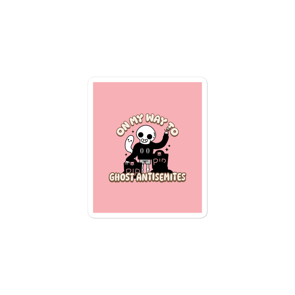 Ghost Antisemites | Kiss Cut Sticker Jouparty