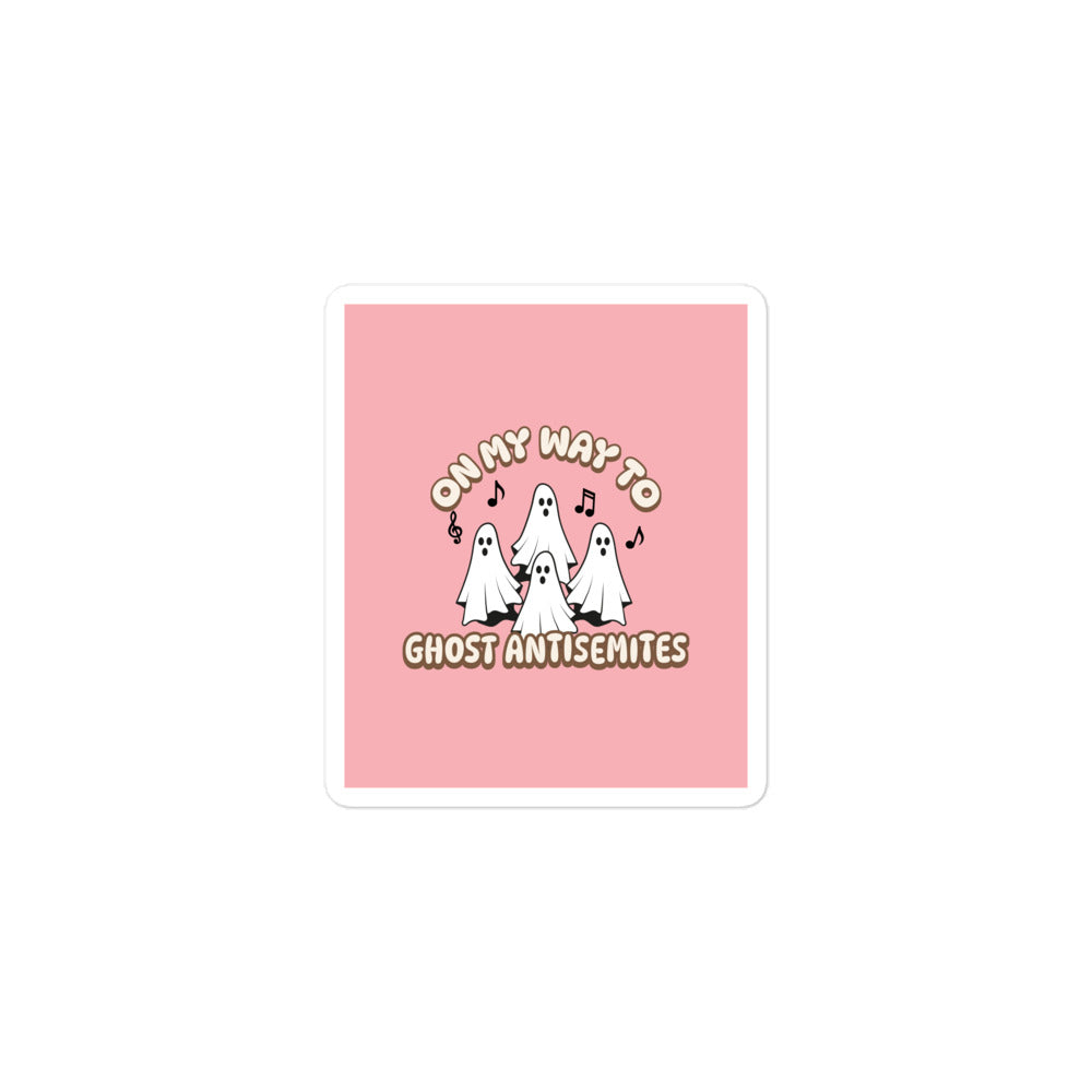 Ghost Antisemites | Kiss Cut Sticker Jouparty