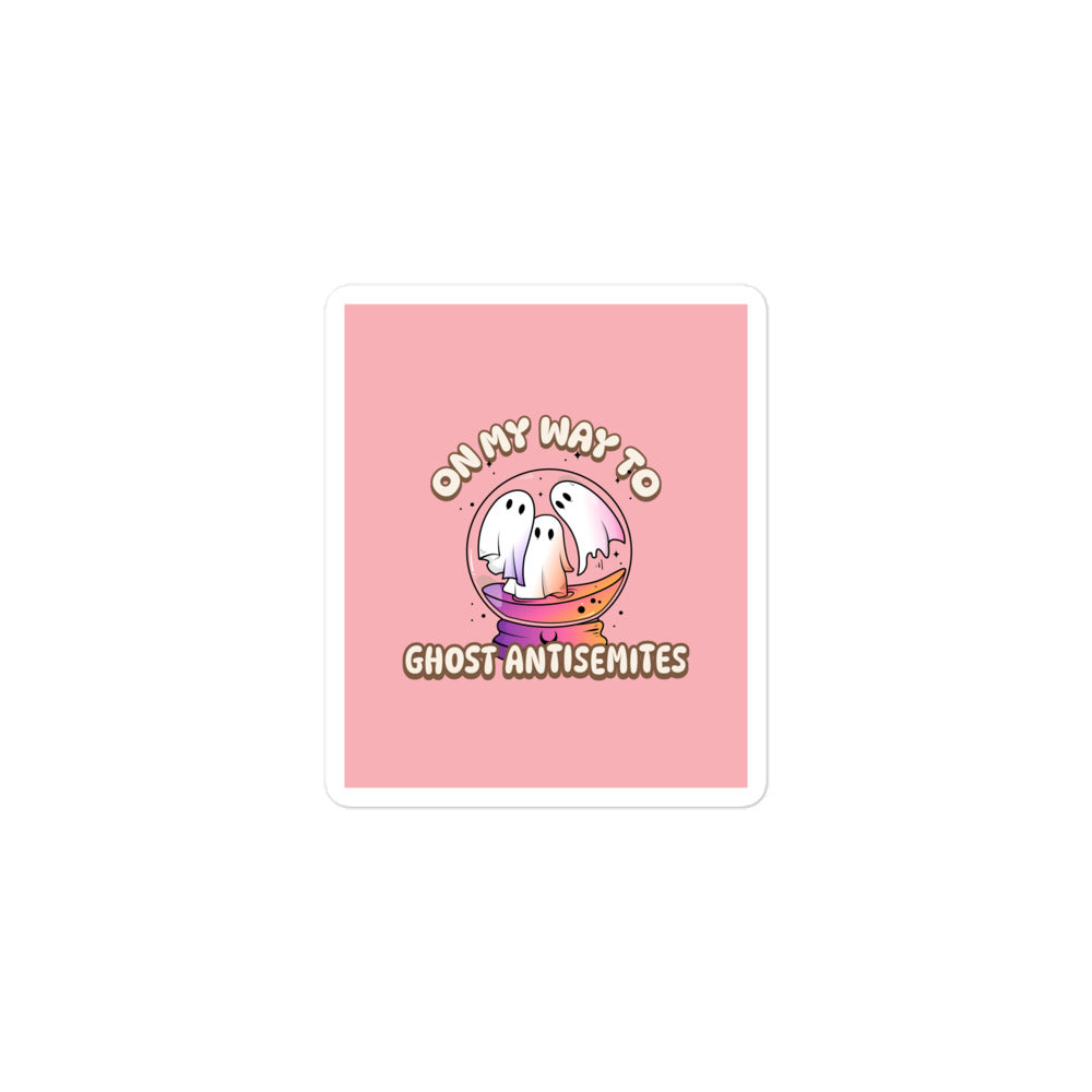 Ghost Antisemites | Kiss Cut Sticker Jouparty