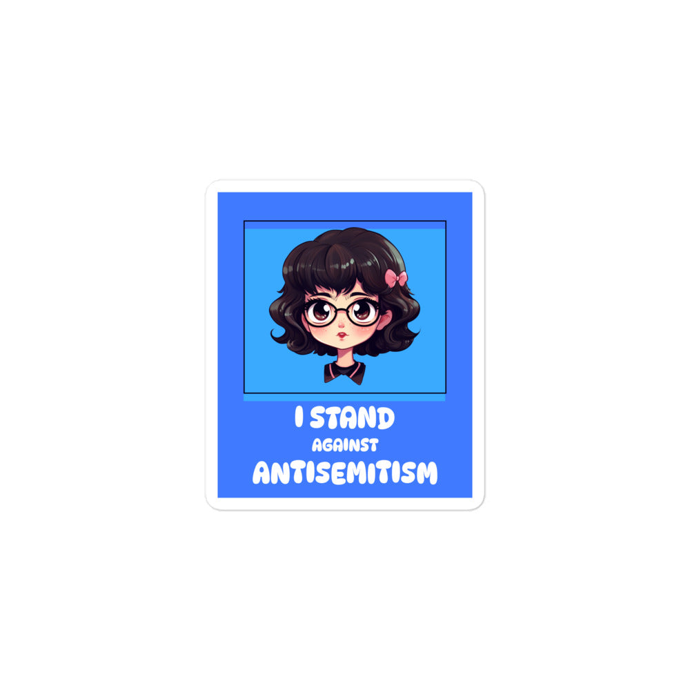 I Stand Against Antisemitism | Kiss Cut Sticker Jouparty