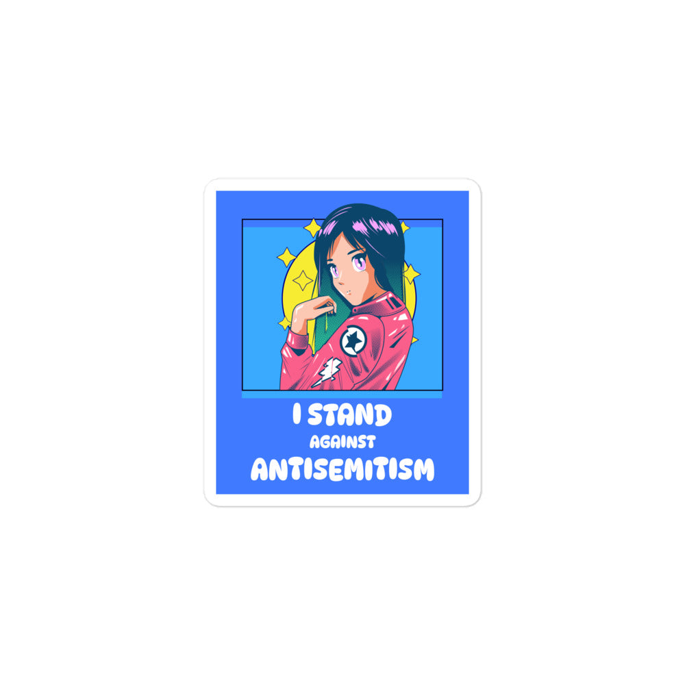 I Stand Against Antisemitism | Kiss Cut Sticker Jouparty