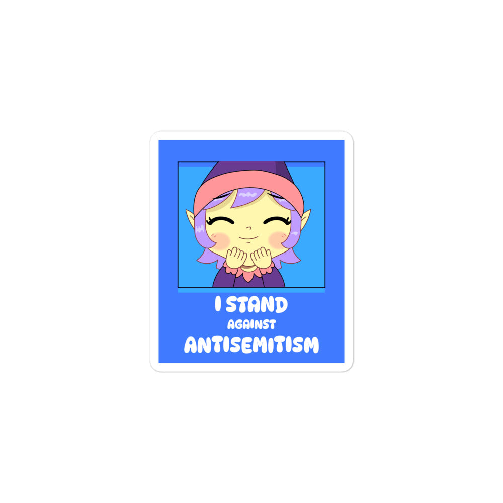 I Stand Against Antisemitism | Kiss Cut Sticker Jouparty