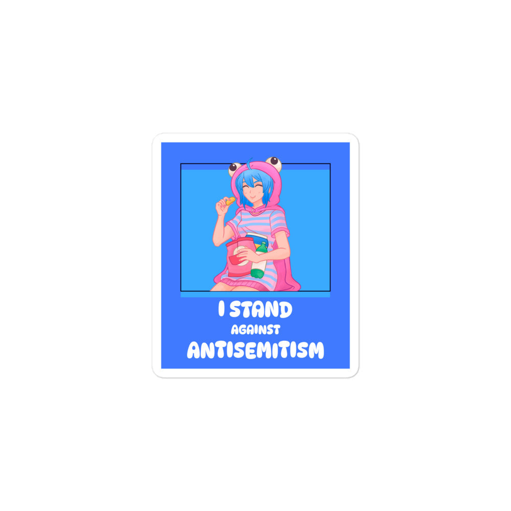 I Stand Against Antisemitism | Kiss Cut Sticker Jouparty