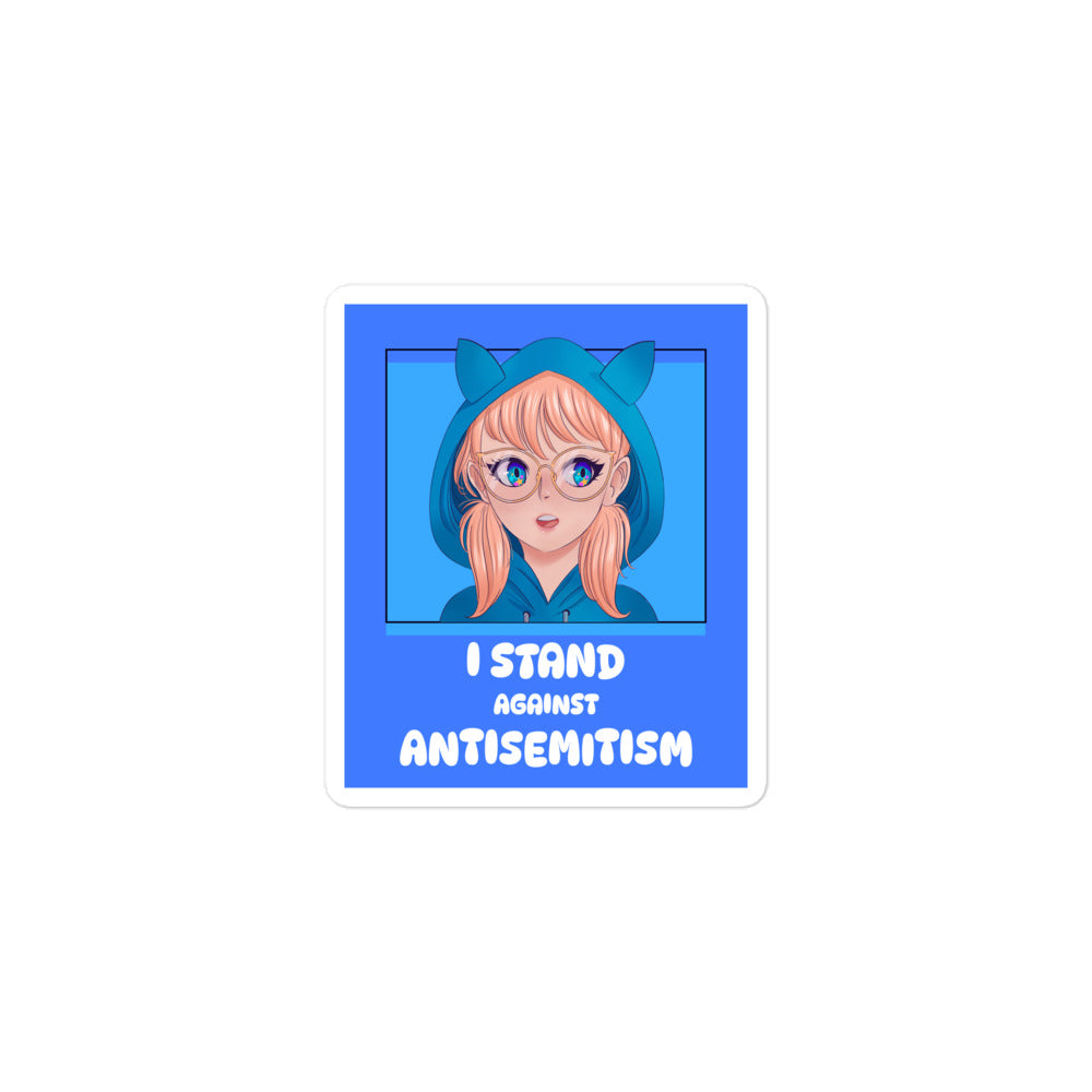 I Stand Against Antisemitism | Kiss Cut Sticker