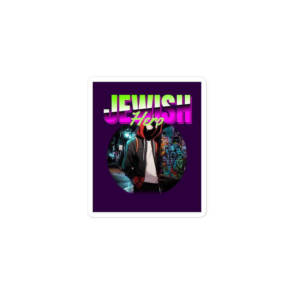 Jewish Hero | Kiss Cut Sticker Jouparty