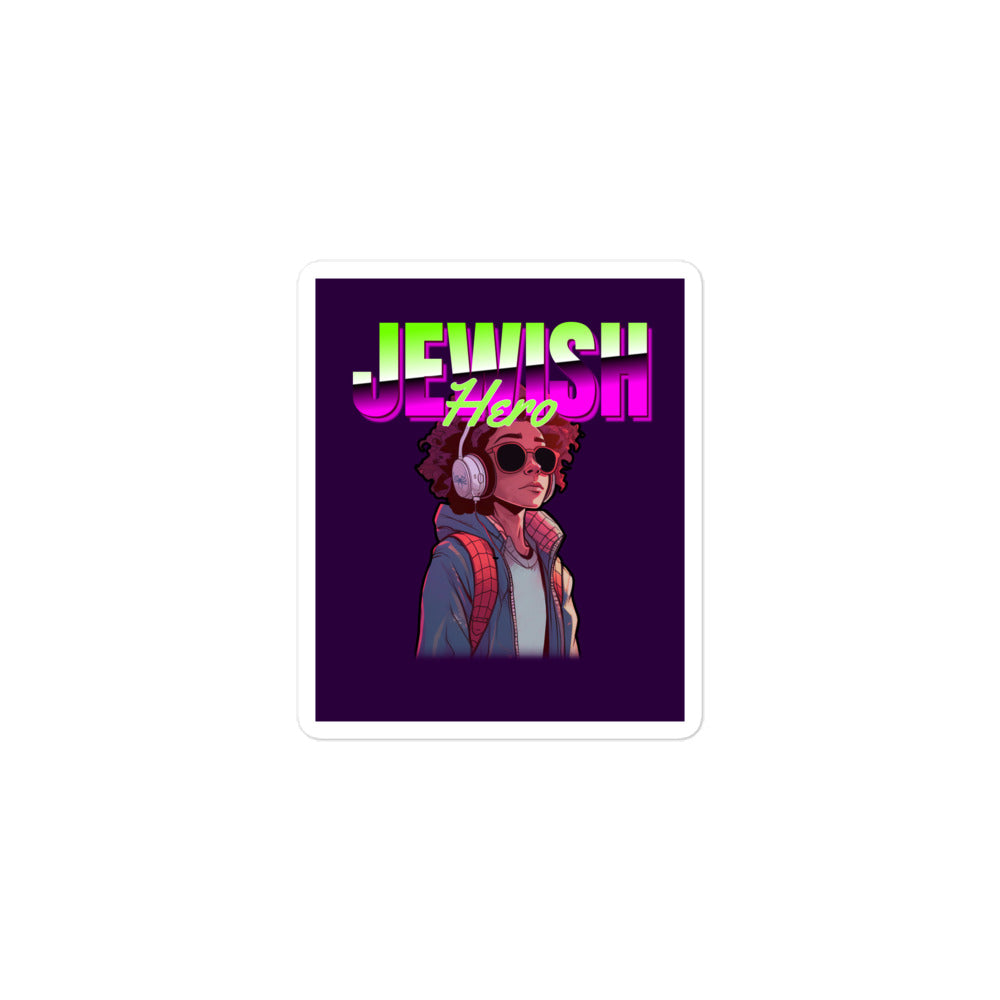Jewish Hero | Kiss Cut Sticker Jouparty