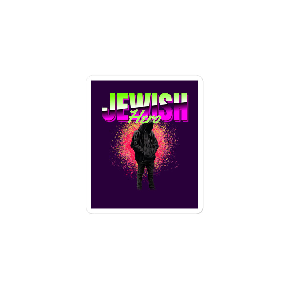 Jewish Hero | Kiss Cut Sticker Jouparty