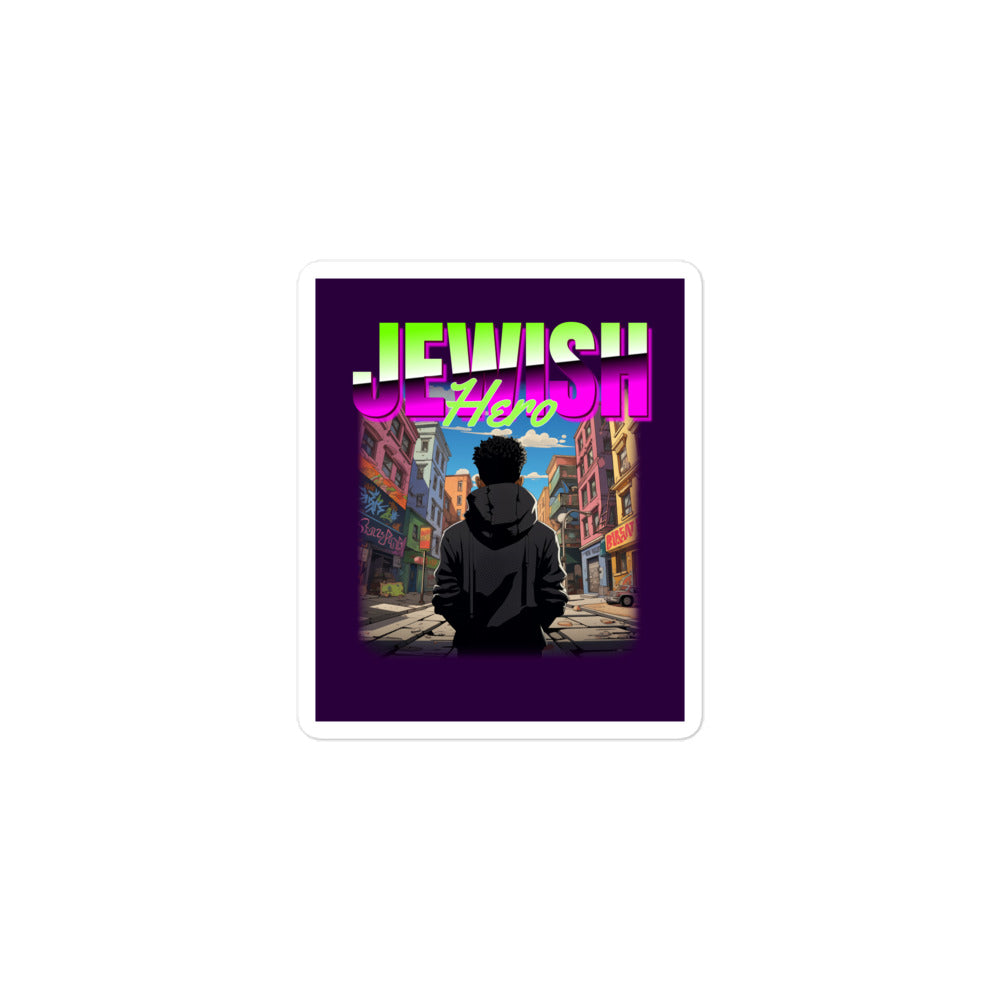 Jewish Hero | Kiss Cut Sticker Jouparty