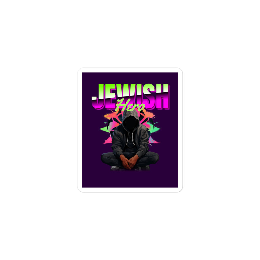 Jewish Hero | Kiss Cut Sticker Jouparty