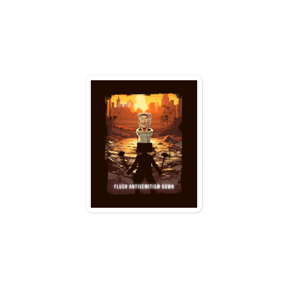 Horror Movie | Antisemitism | Kiss Cut Sticker Jouparty