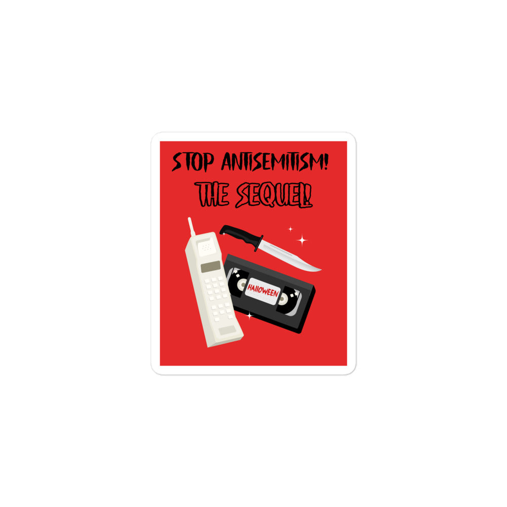 Horror Movie | Antisemitism | Kiss Cut Sticker Jouparty