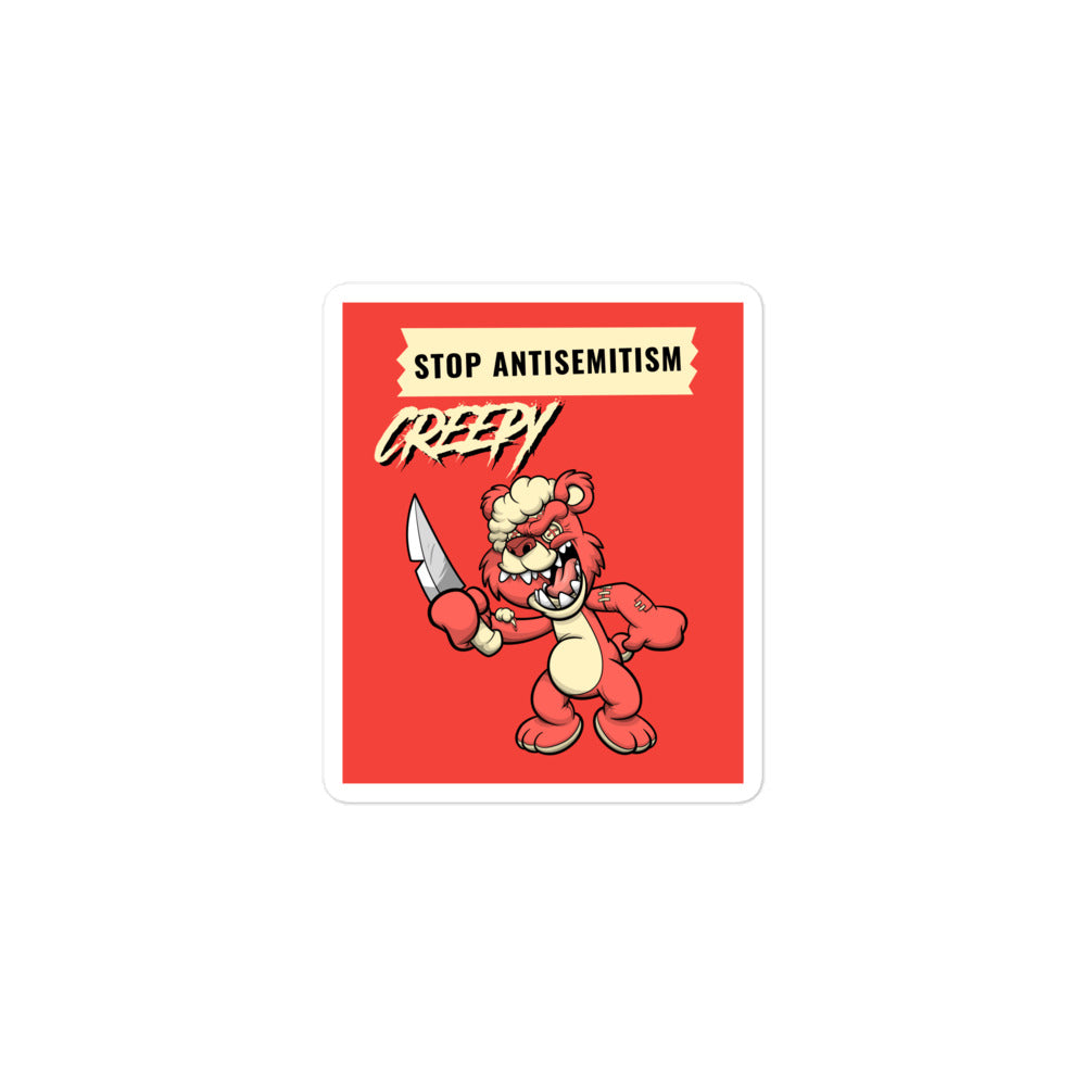 Horror Movie | Antisemitism | Kiss Cut Sticker Jouparty