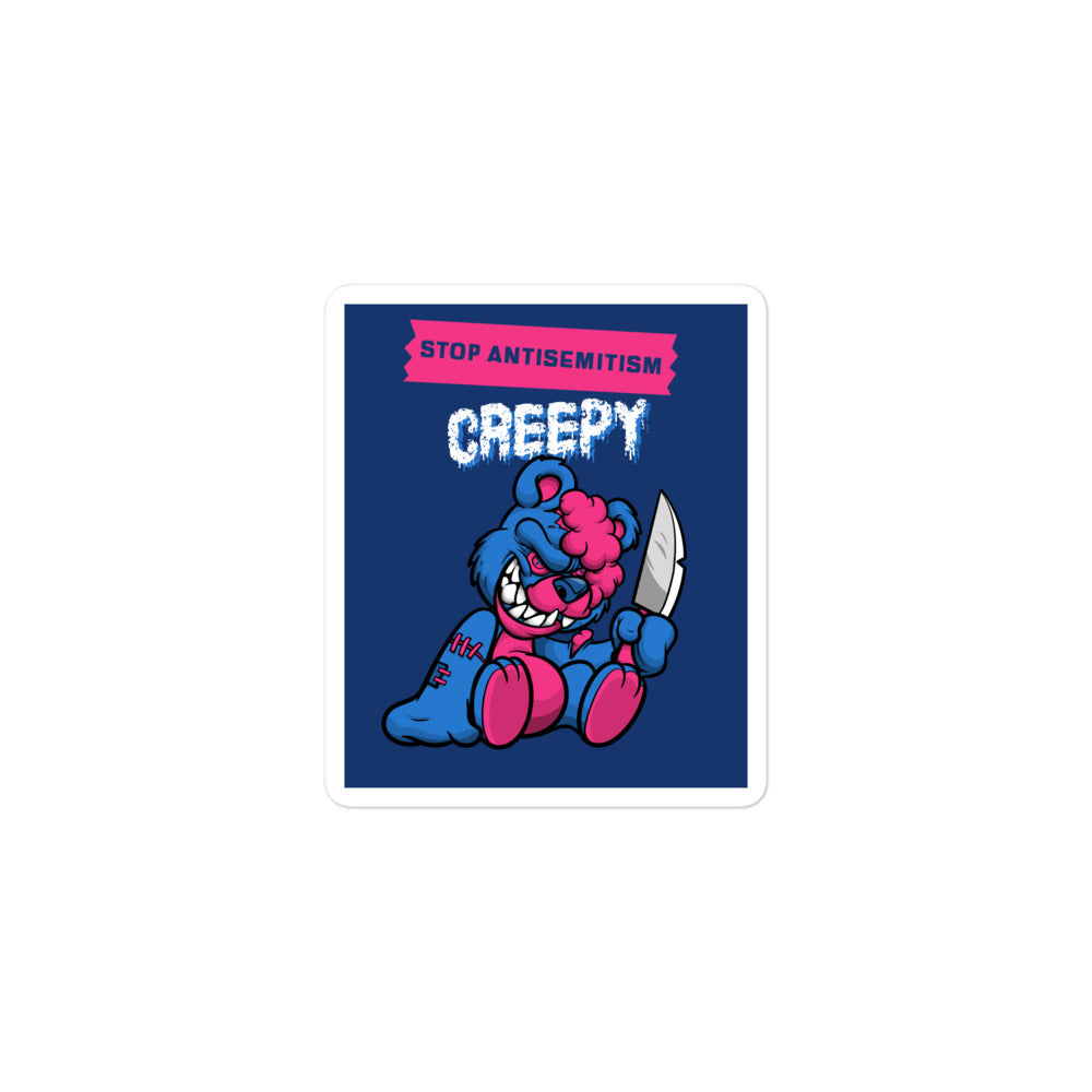 Horror Movie | Antisemitism | Kiss Cut Sticker Jouparty