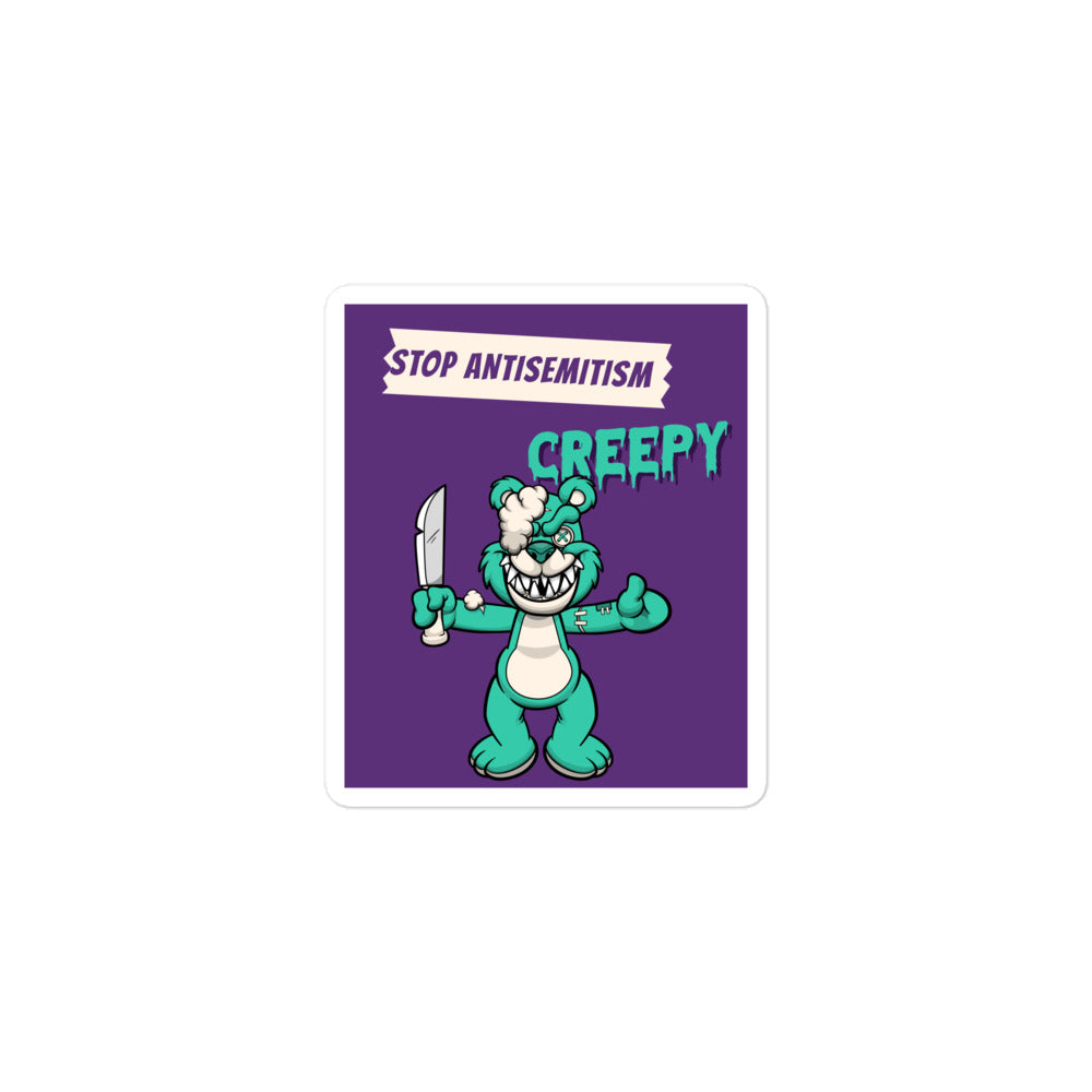 Horror Movie | Antisemitism | Kiss Cut Sticker Jouparty