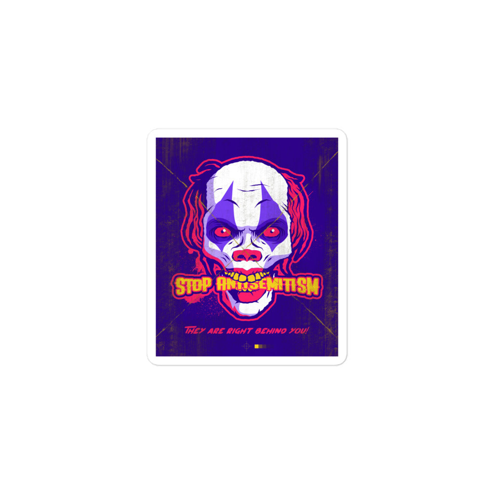 Horror Movie | Antisemitism | Kiss Cut Sticker Jouparty