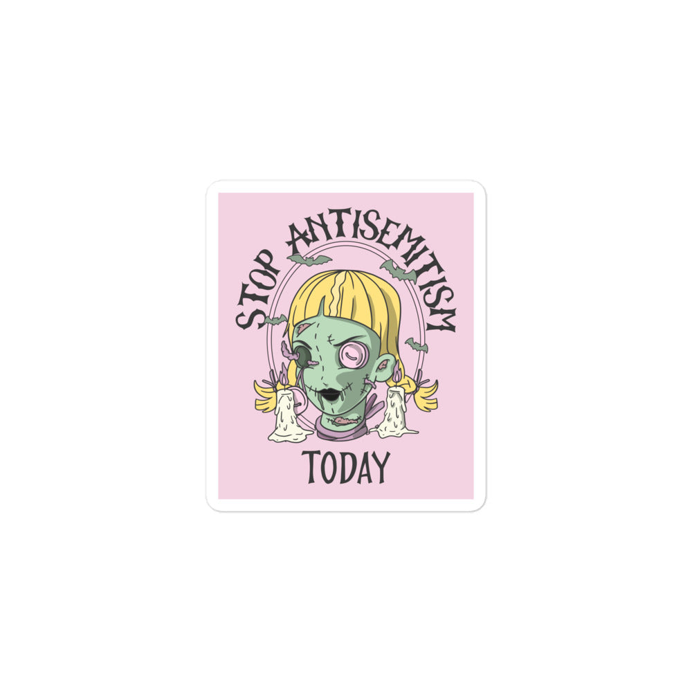 Horror Movie | Antisemitism | Kiss Cut Sticker Jouparty