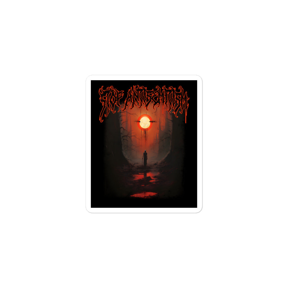 Horror Movie | Antisemitism | Kiss Cut Sticker Jouparty