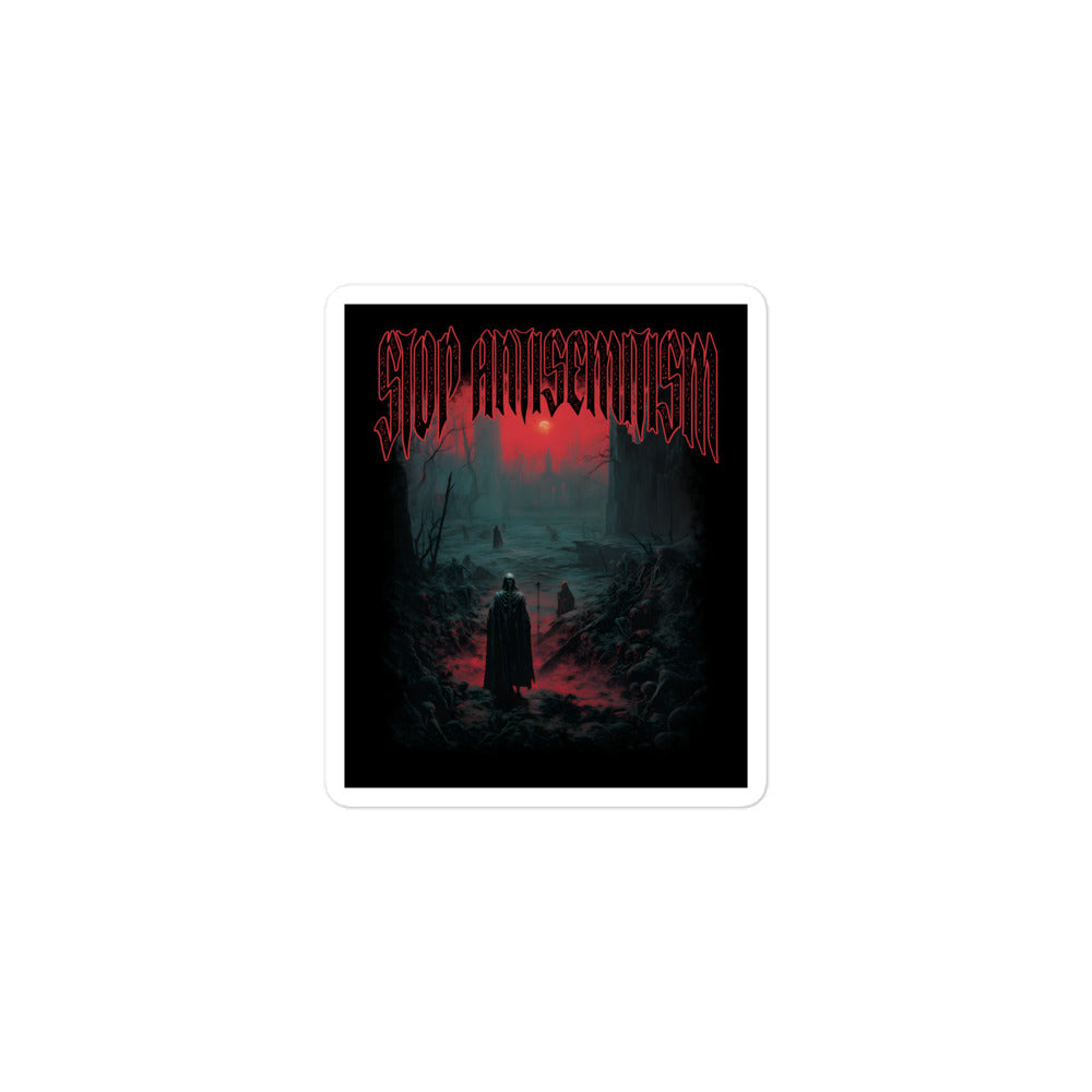 Horror Movie | Antisemitism | Kiss Cut Sticker Jouparty