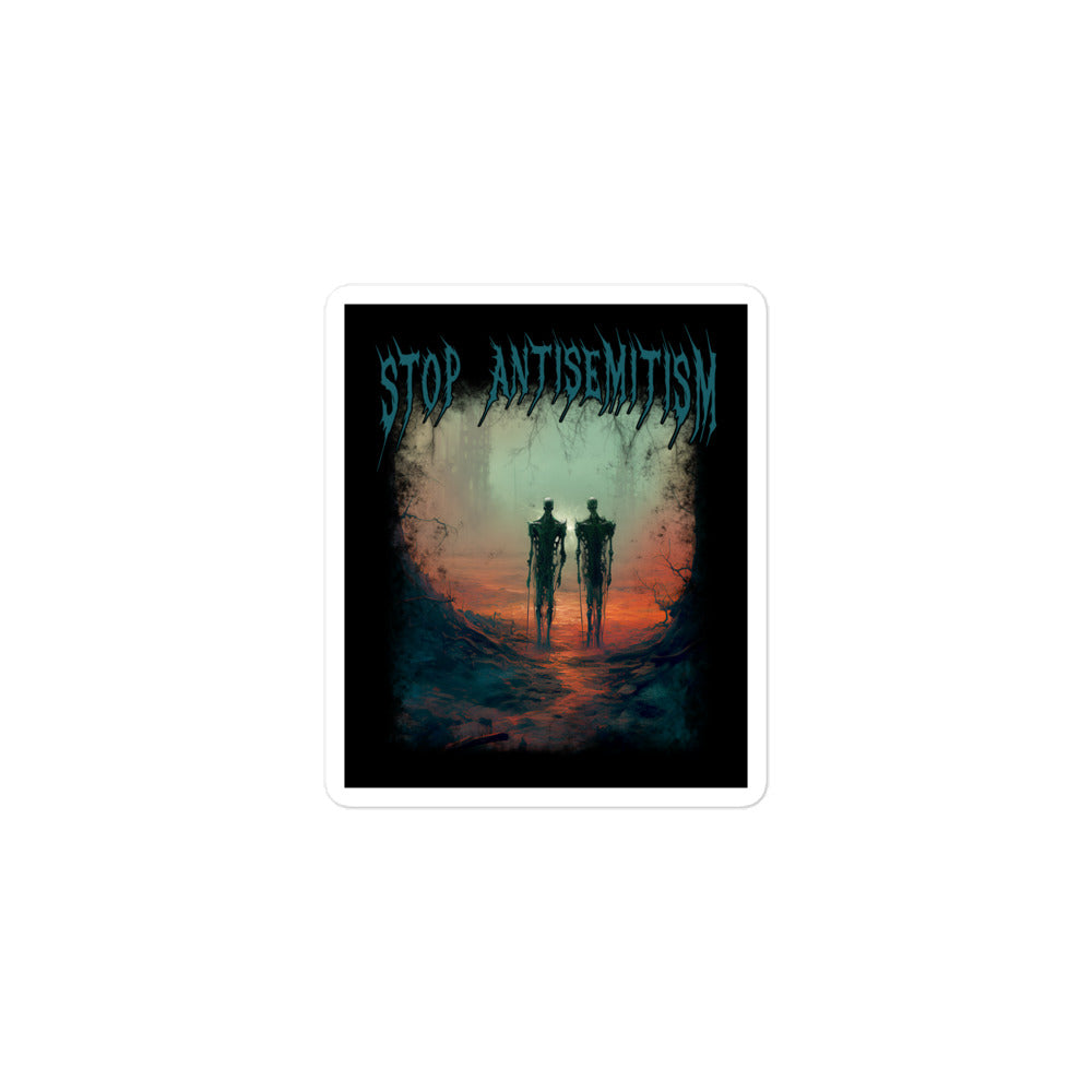 Horror Movie | Antisemitism | Kiss Cut Sticker Jouparty