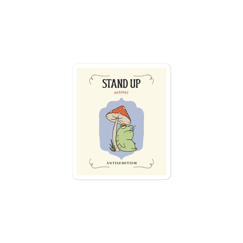 Cute Friend | Antisemitism | Kiss Cut Sticker Jouparty