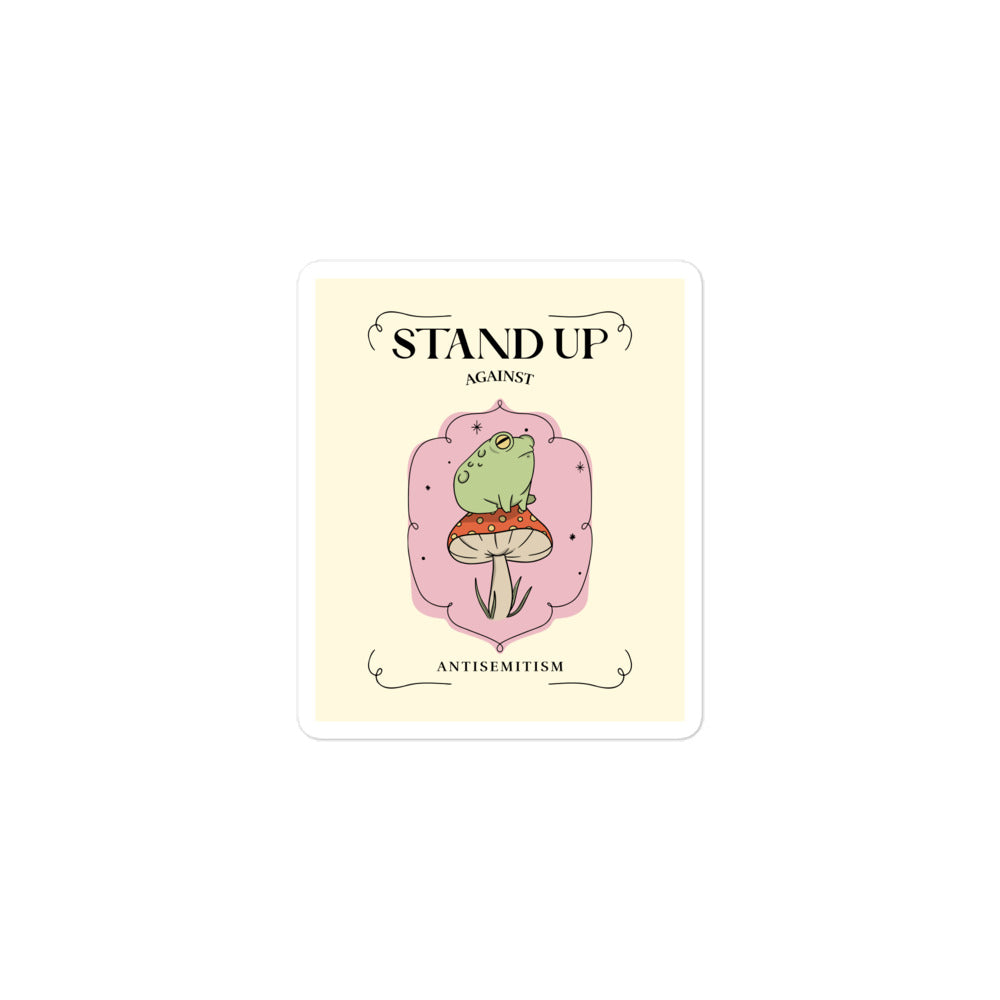 Cute Friend | Antisemitism | Kiss Cut Sticker Jouparty