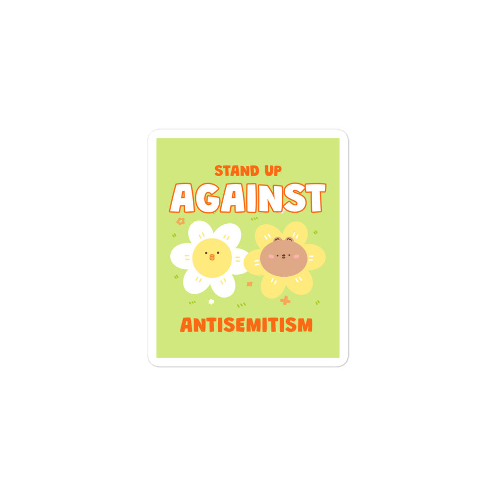 Cute Friend | Antisemitism | Kiss Cut Sticker Jouparty
