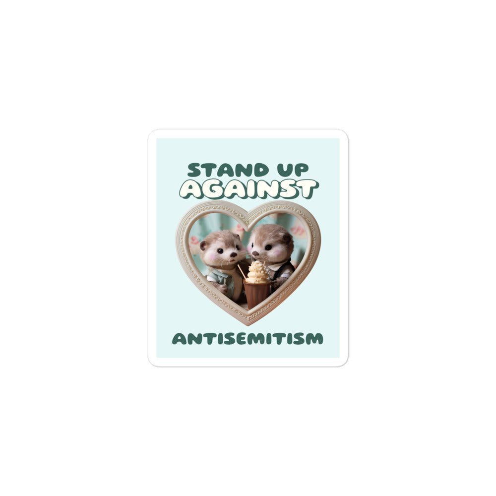 Cute Friend | Antisemitism | Kiss Cut Sticker Jouparty