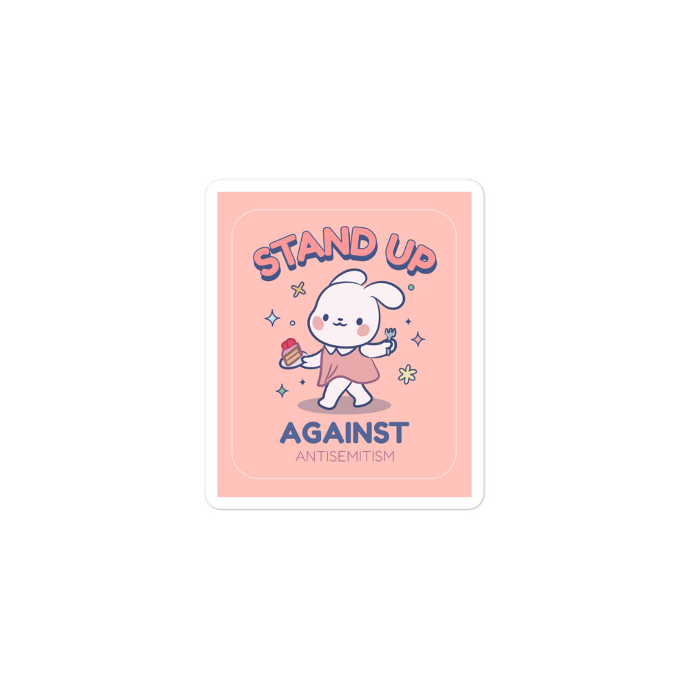 Cute Friend | Antisemitism | Kiss Cut Sticker Jouparty