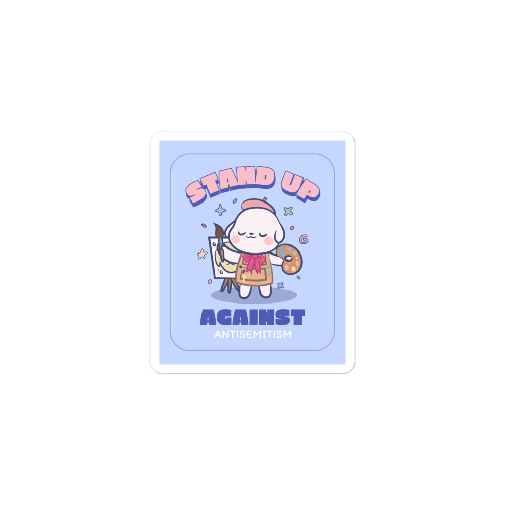 Cute Friend | Antisemitism | Kiss Cut Sticker Jouparty
