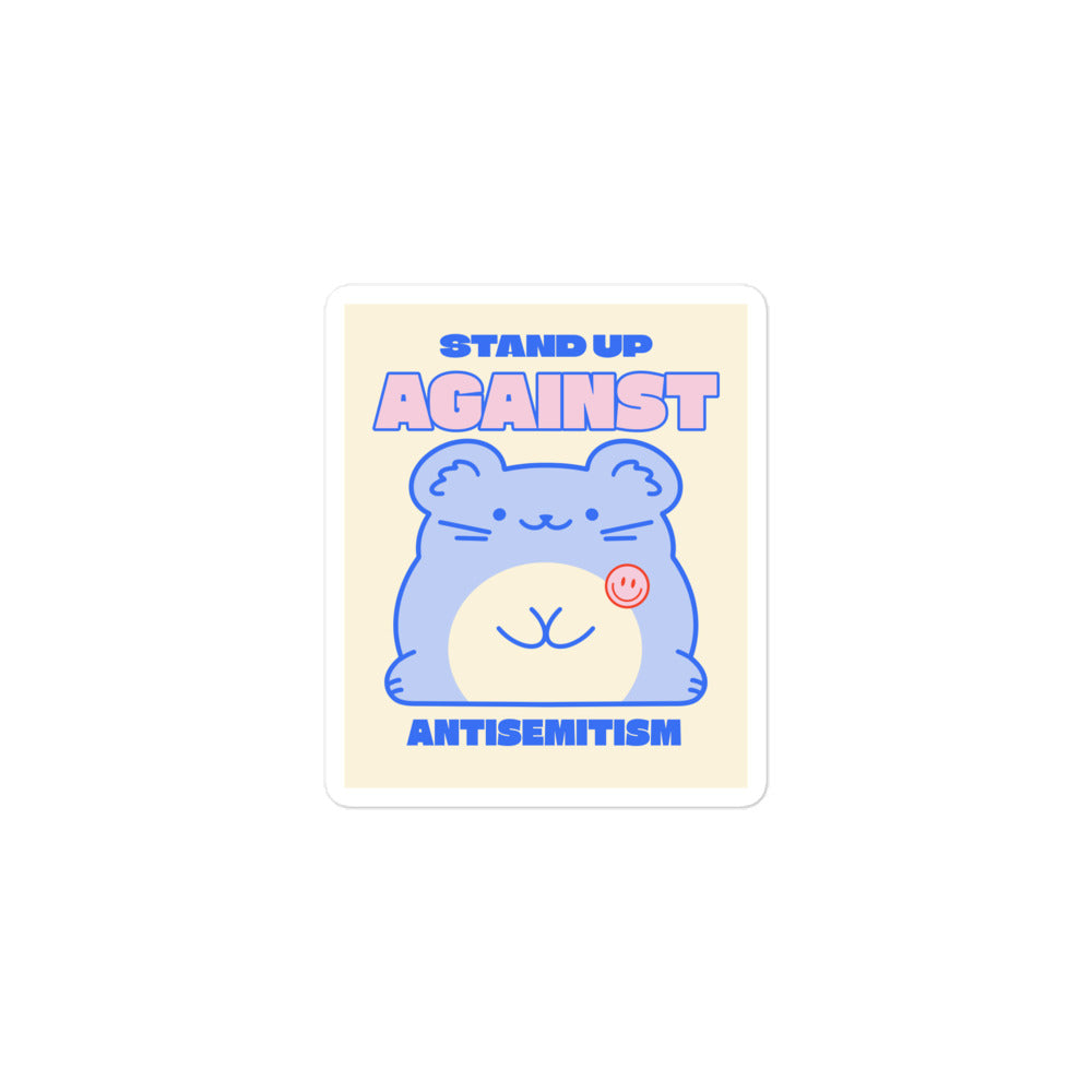 Cute Friend | Antisemitism | Kiss Cut Sticker Jouparty