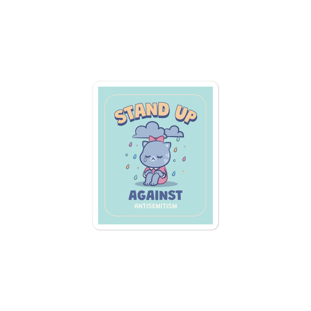 Cute Friend | Antisemitism | Kiss Cut Sticker Jouparty