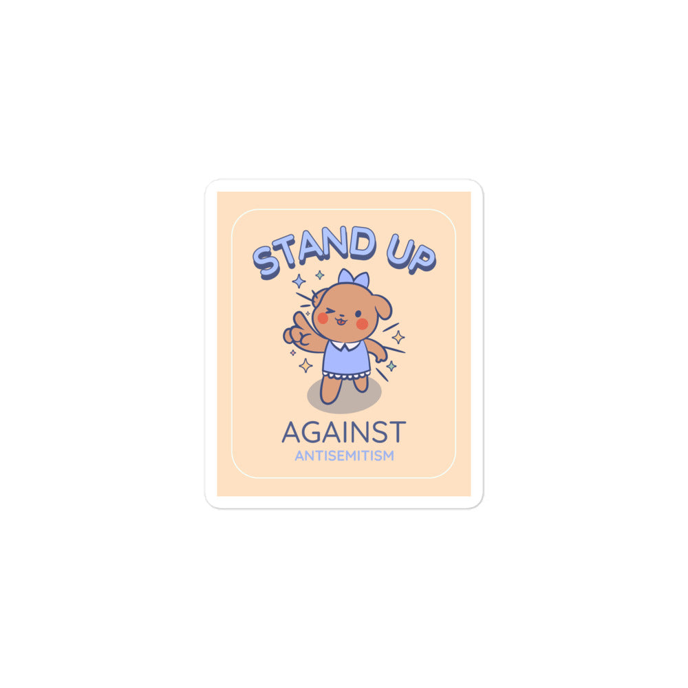 Cute Friend | Antisemitism | Kiss Cut Sticker Jouparty