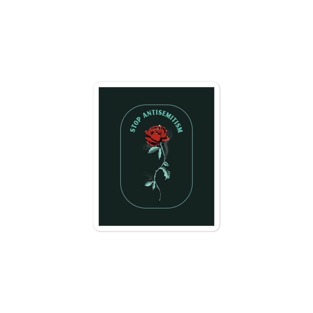 Stop Antisemitism | Plants & Flowers Edition | Kiss Cut Sticker Jouparty