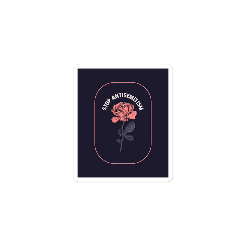 Stop Antisemitism | Plants & Flowers Edition | Kiss Cut Sticker