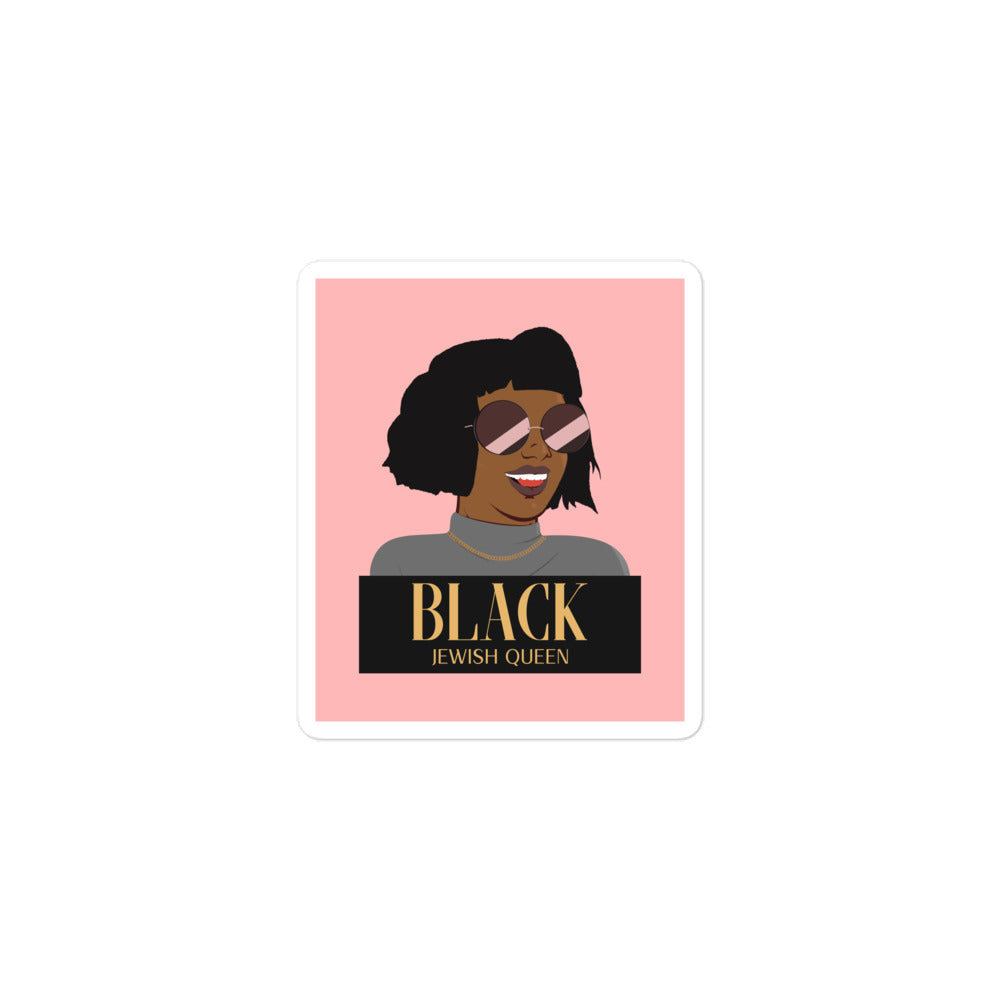 Black & Jewish Love | Kiss Cut Sticker