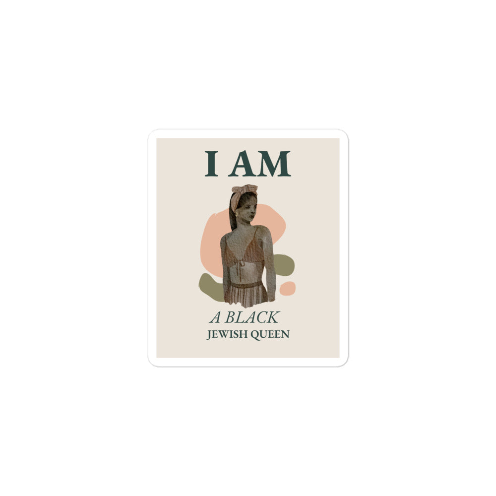 Black & Jewish Love | Kiss Cut Sticker