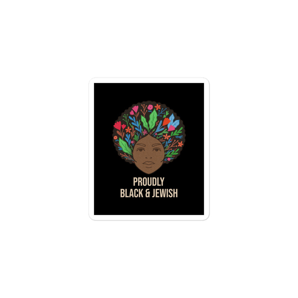 Black & Jewish Love | Kiss Cut Sticker