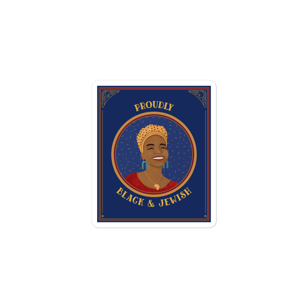 Black & Jewish Love | Kiss Cut Sticker