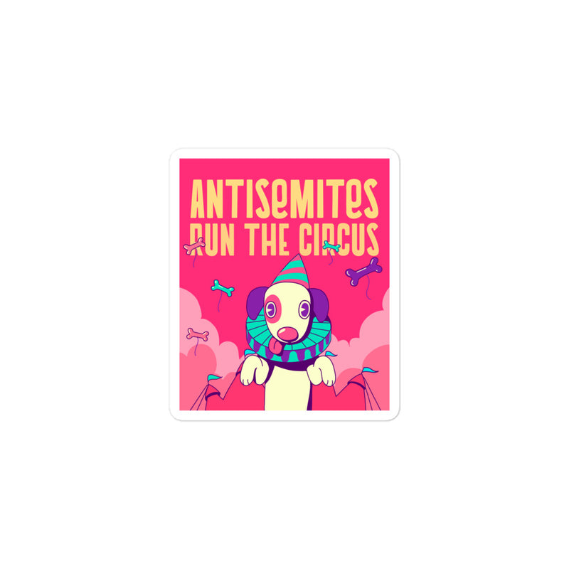 Antisemitic Clowns | Kiss Cut Sticker