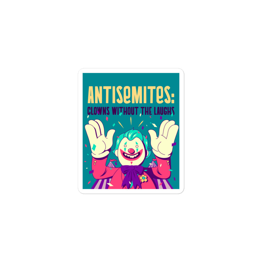 Antisemitic Clowns | Kiss Cut Sticker