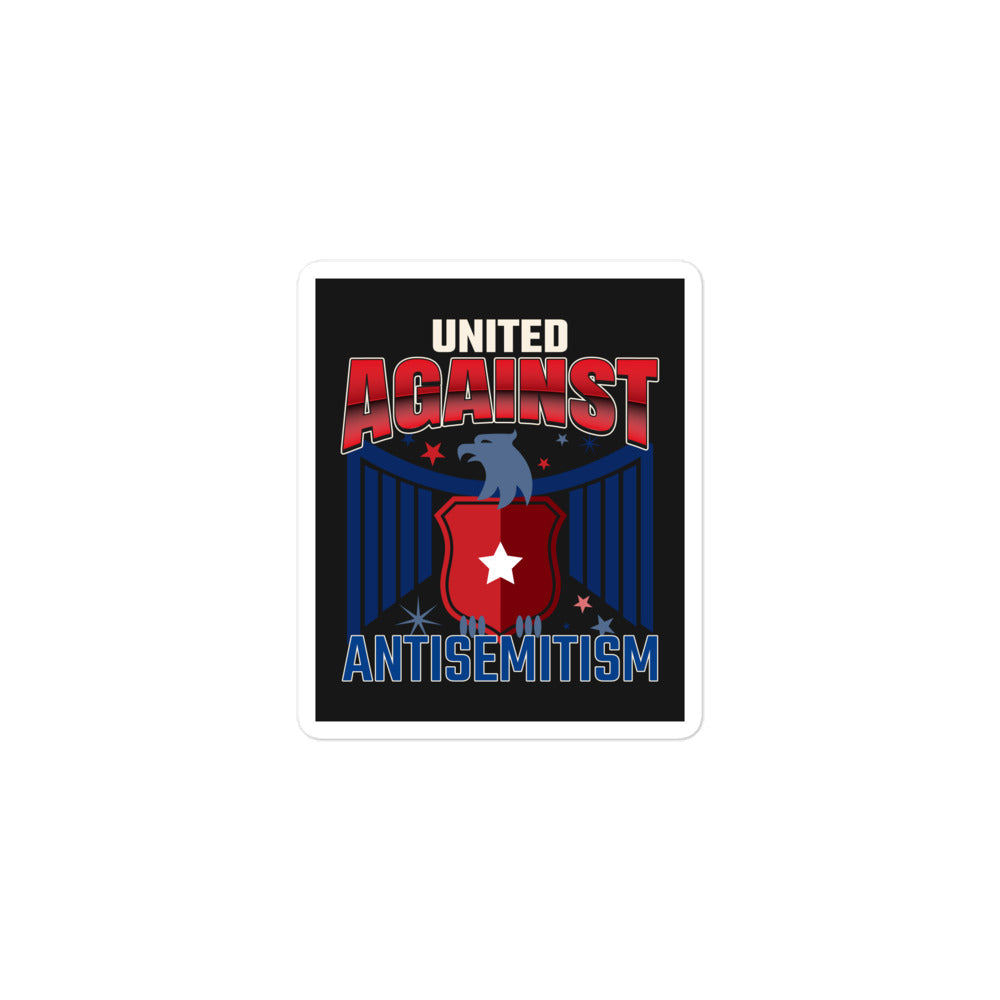 USA Edition | United Against Antisemitism | Kiss Cut Sticker Jouparty
