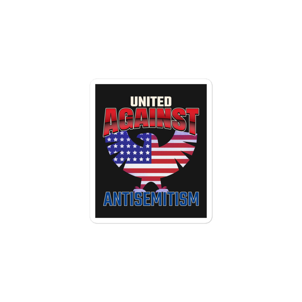 USA Edition | United Against Antisemitism | Kiss Cut Sticker Jouparty